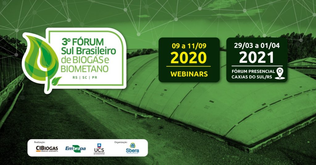 3º Fórum Sul Brasileiro De Biogás E Biometano Abre Inscrições Para Webinars - 5