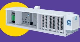 Sistema híbrido de energia solar com armazenamento em baterias - Crédito: Divulgação
